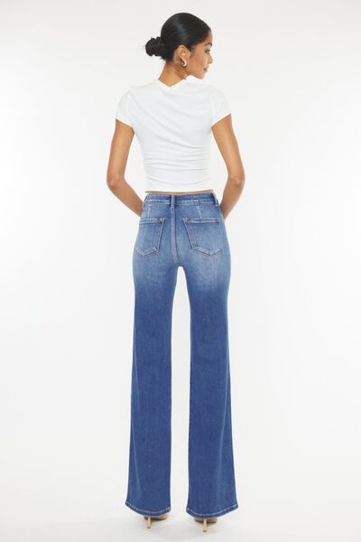 Shop Kancan Ultra High Waist Flare Jeans: Gradient Style for Chic Elegance